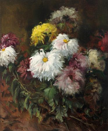 Art work by Enrichetta Chiostri Composizione floreale - oil - 
